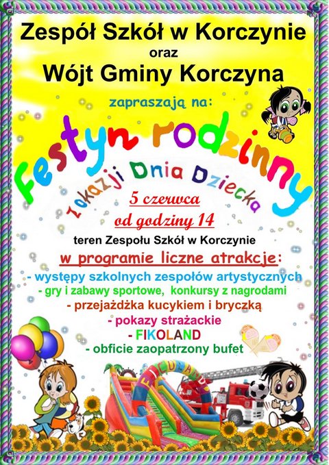 Festyn rodzinny 4 czerwca 2016 r.